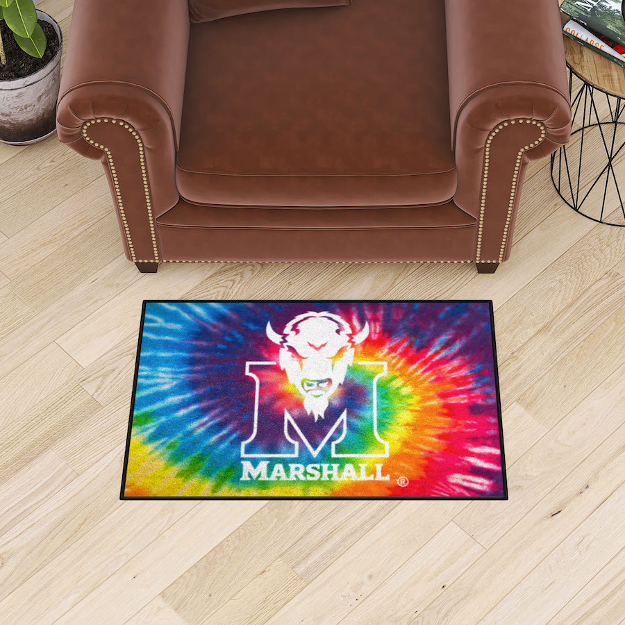 Marshall Thundering Herd TIE-DIE 20 x 30 Starter Floor Mat