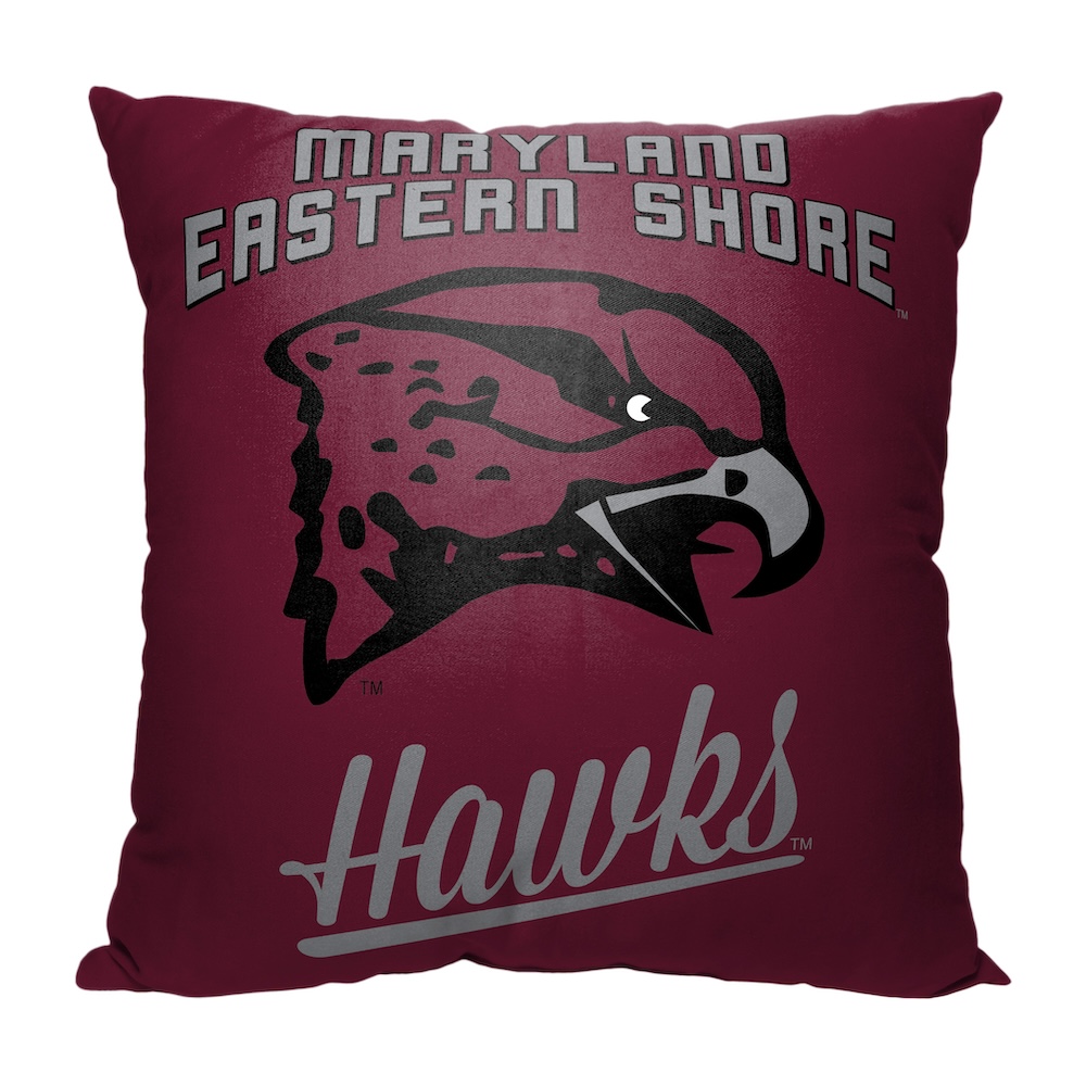 Maryland Eastern Shore Hawks ALUMNI Decorative Throw Pillow 18 x 18 inch