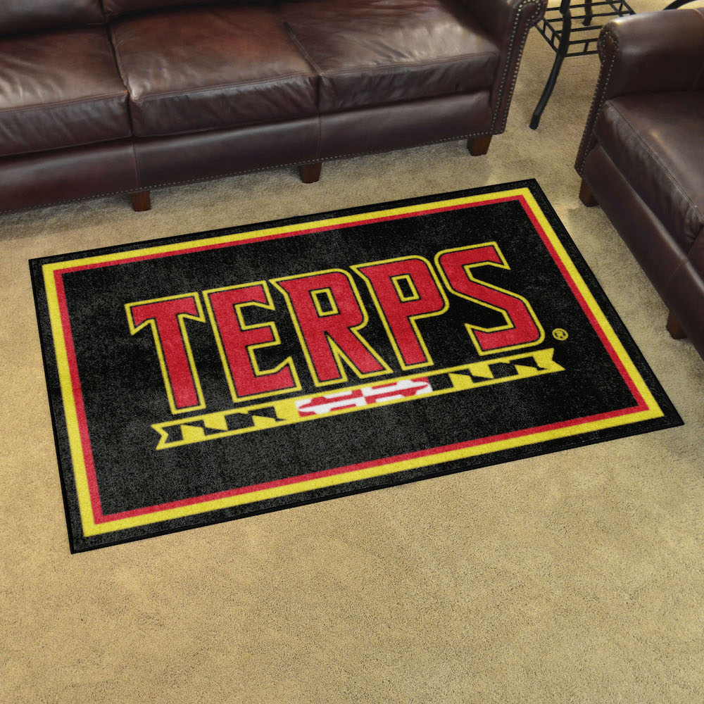 Maryland Terrapins 4x6 Area Rug - 2nd Logo