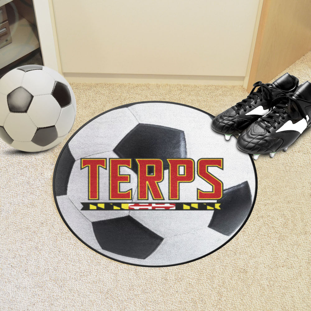 Maryland Terrapins SOCCER BALL Mat - 2nd Logo