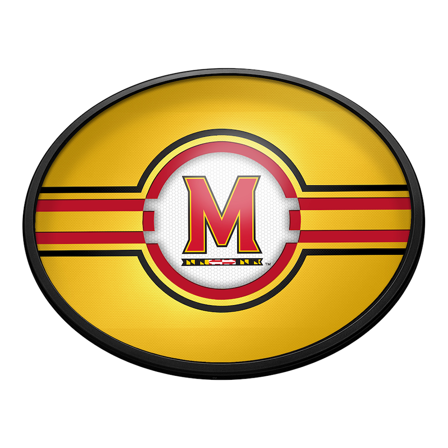 Maryland Terrapins Slimline LED Wall Sign ~ OVAL