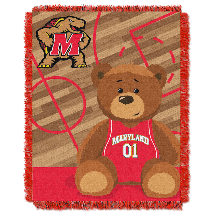 Maryland Terrapins Woven Baby Blanket 36 x 48