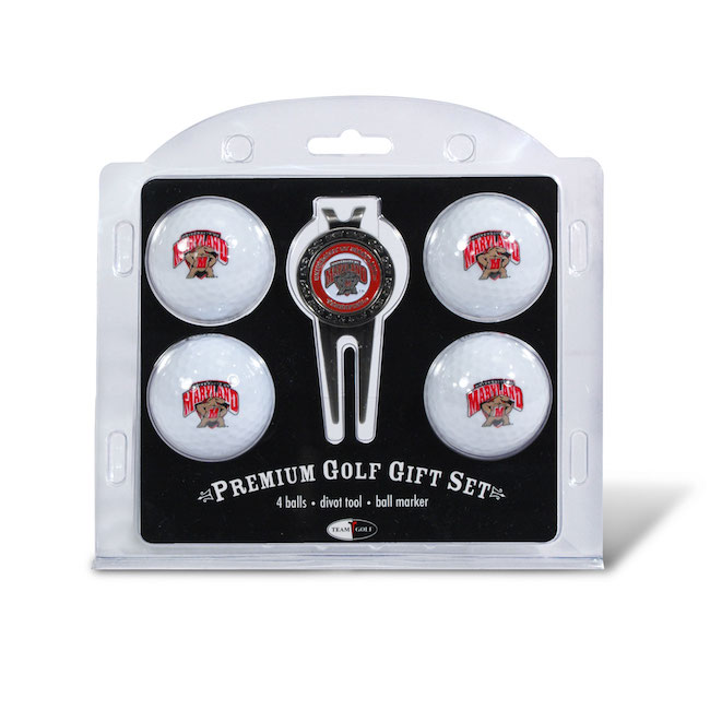 Maryland Terrapins 4 Golf Ball and Divot Tool Set