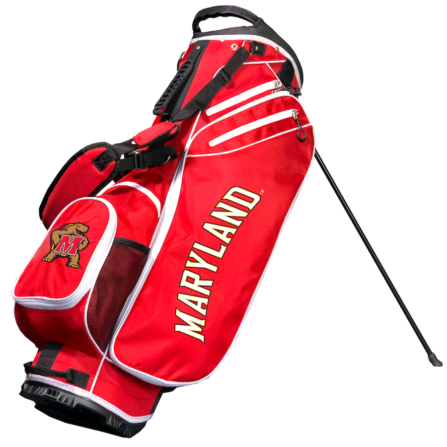 Maryland Terrapins BIRDIE Golf Bag with Built in Stand