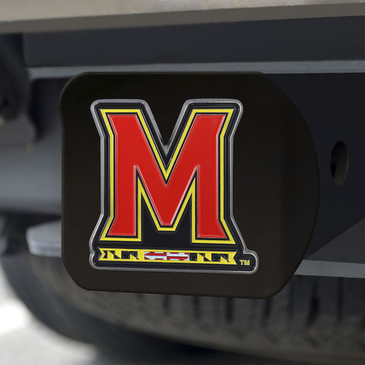 Maryland Terrapins Black and Color Trailer Hitch Cover