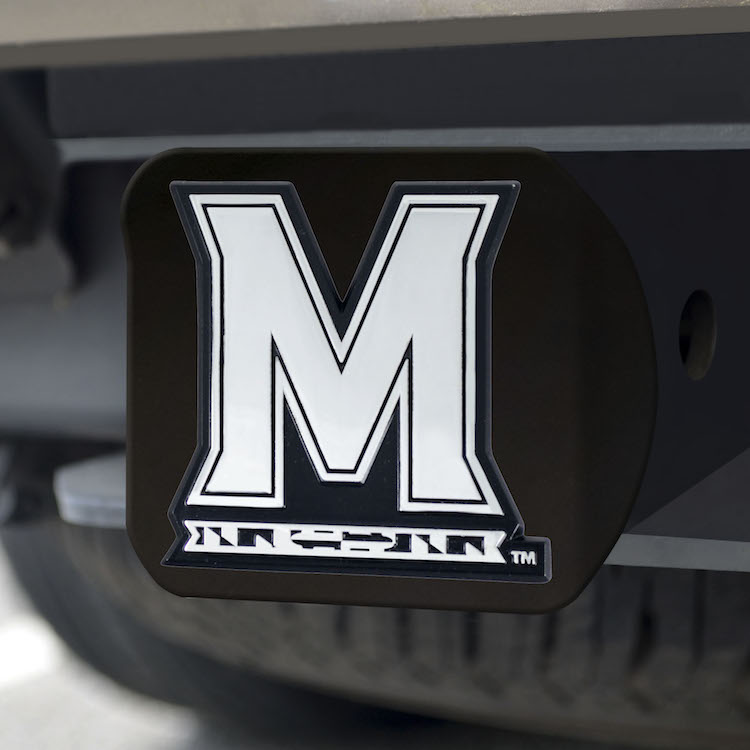 Maryland Terrapins BLACK Trailer Hitch Cover