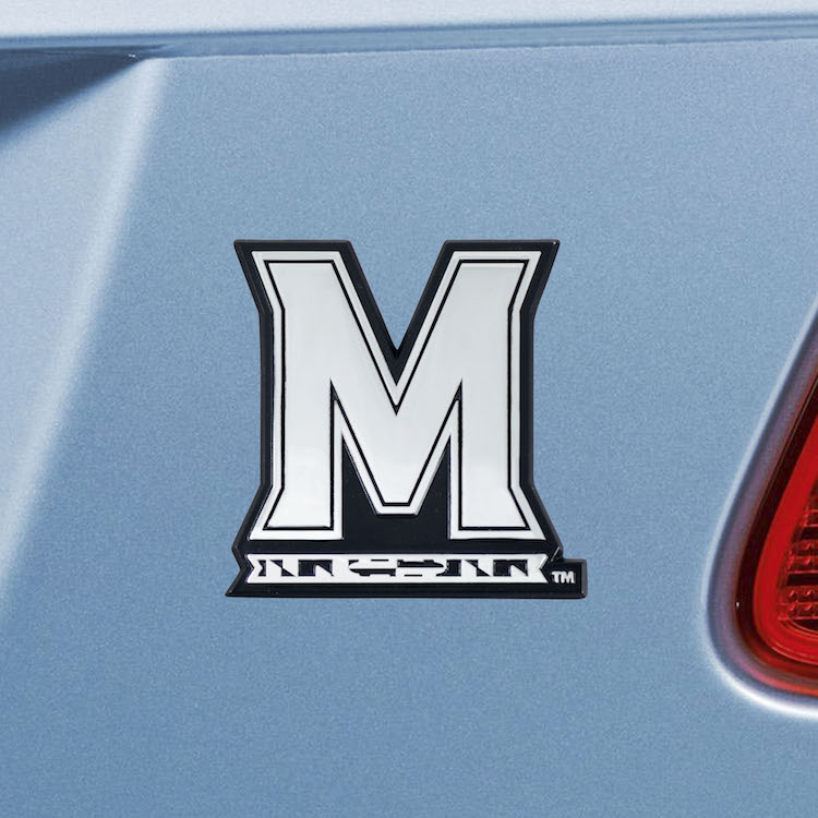 Maryland Terrapins Metal Auto Emblem