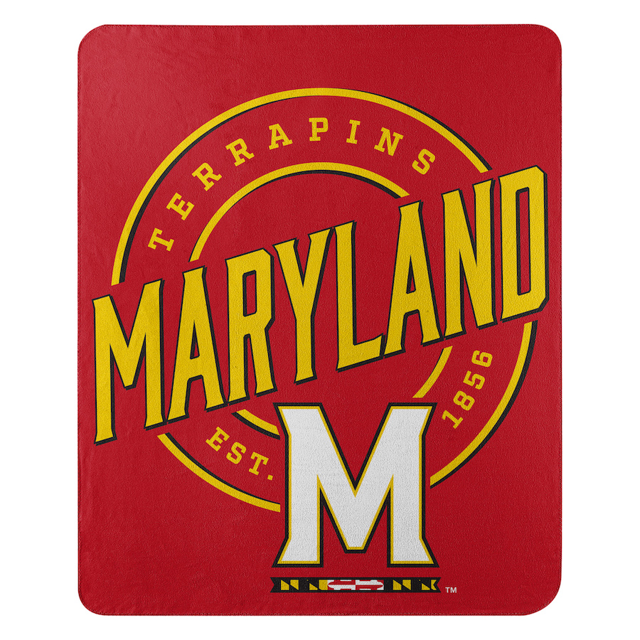 Maryland Terrapins Fleece Throw Blanket 50 x 60