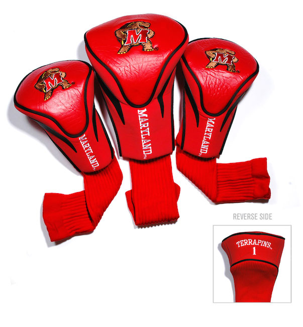 Maryland Terrapins 3 Pack Contour Headcovers