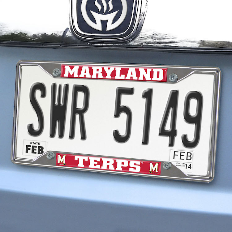 Maryland Terrapins License Plate Frame