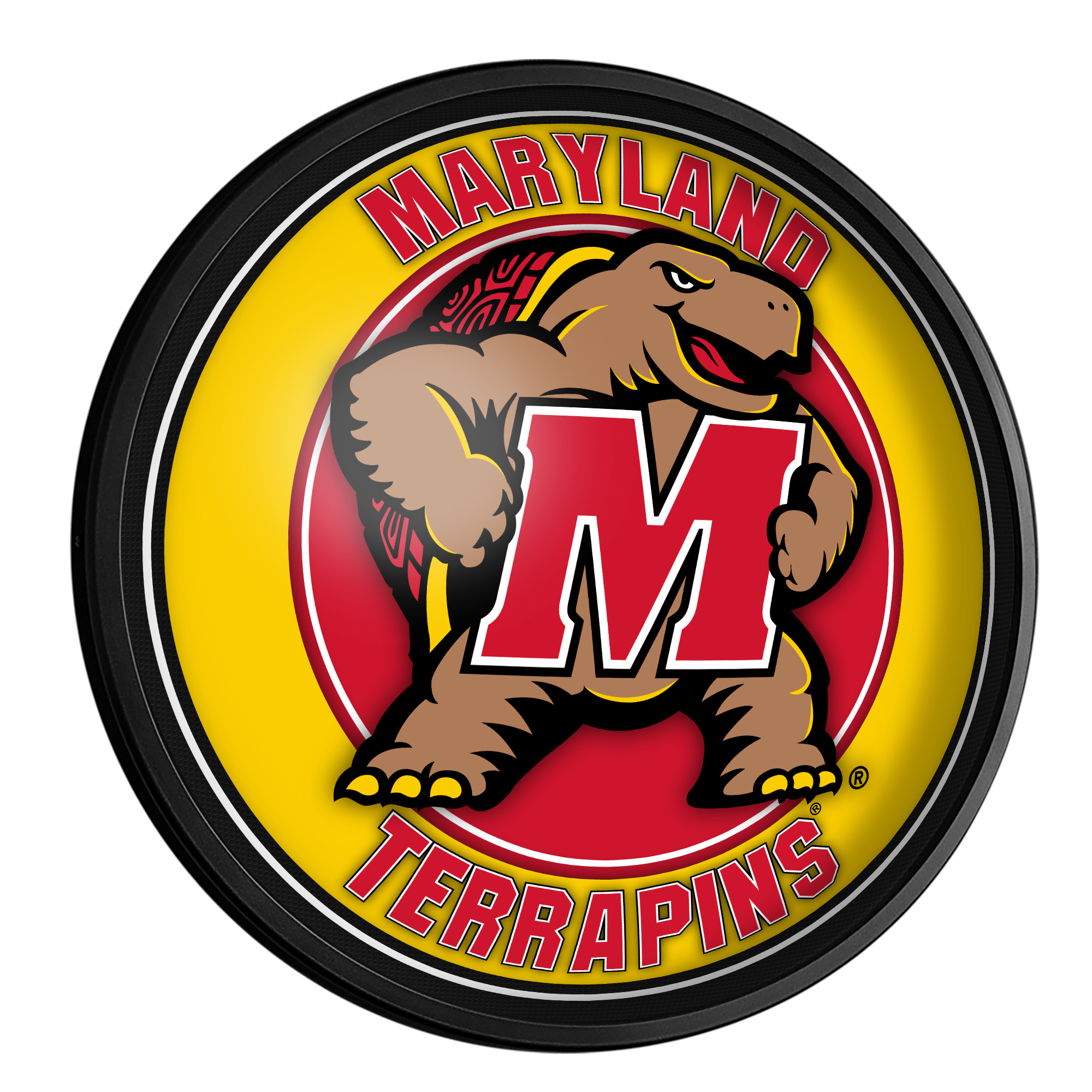 Maryland Terrapins MASCOT Slimline LED Wall Sign