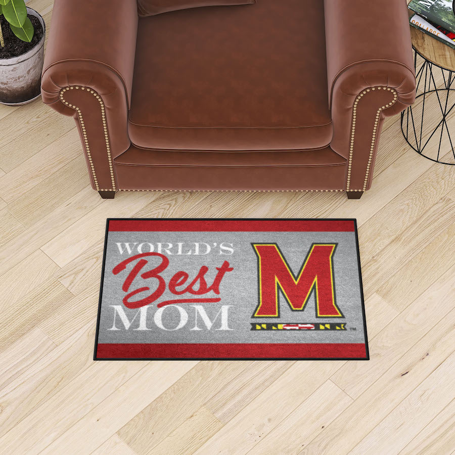 Maryland Terrapins 20 x 30 WORLDS BEST MOM Floor Mat