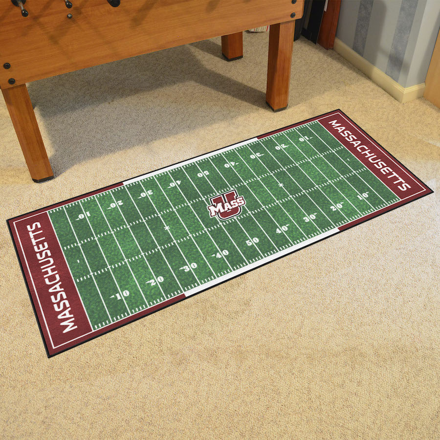 Massachusetts Minutemen 30 x 72 Football Field Carpet Runner