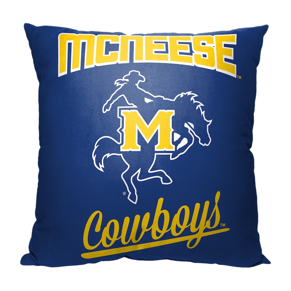 McNeese State Cowboys ALUMNI Decorative Throw Pillow 18 x 18 inch