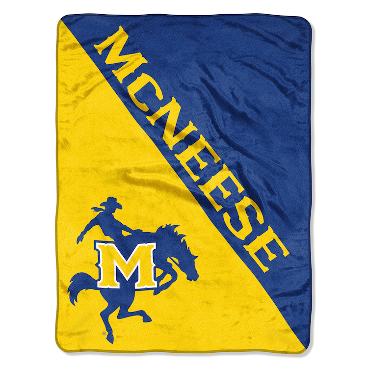 McNeese State Cowboys Micro Raschel 50 x 60 Team Blanket