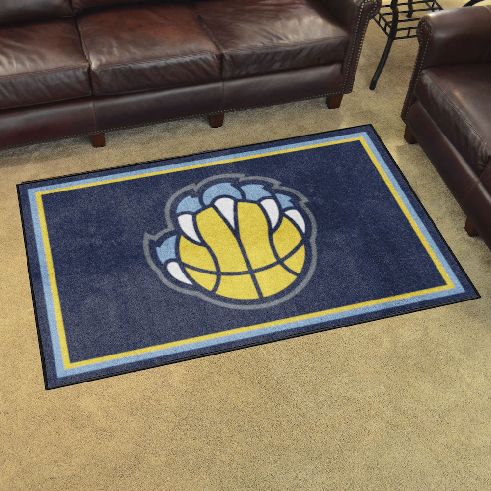 Memphis Grizzlies 4x6 Area Rug - 2nd Logo