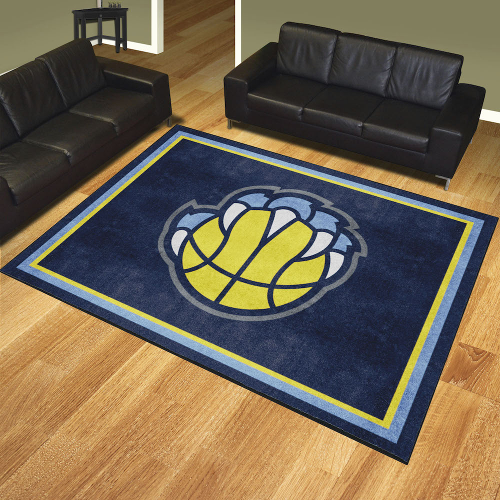 Memphis Grizzlies Ultra Plush 8x10 Area Rug - 2nd Logo