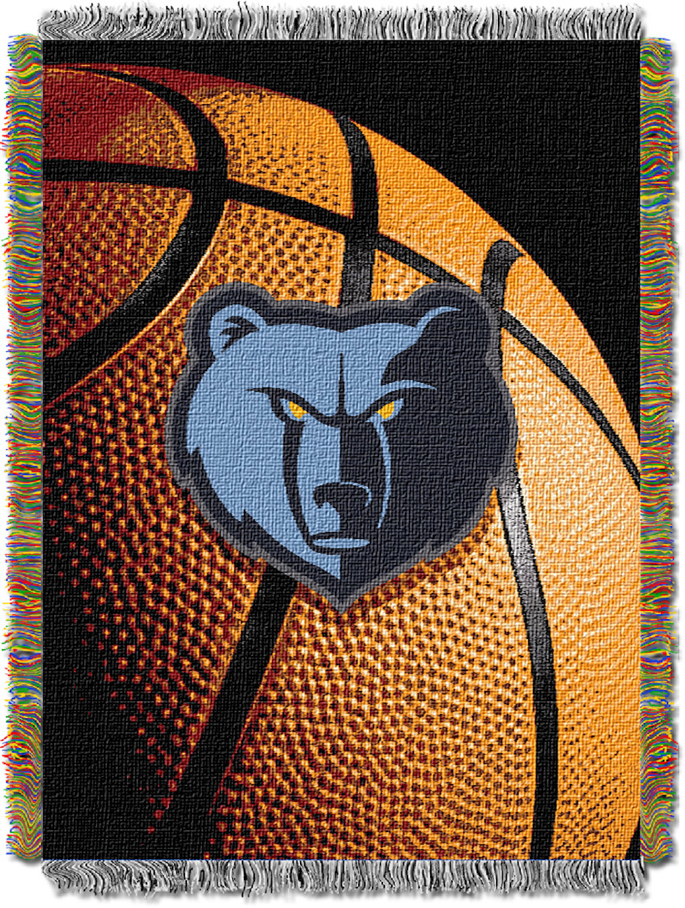 Memphis Grizzlies Real Photo Basketball Tapestry