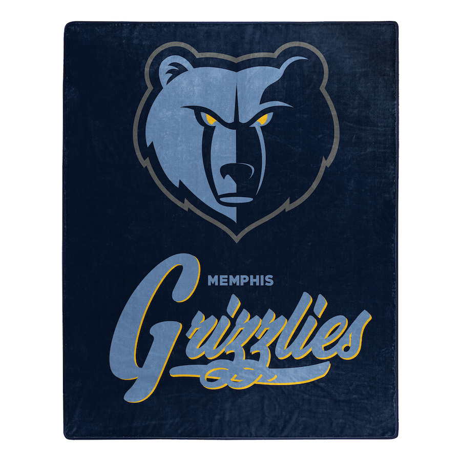 Memphis Grizzlies 50'' x 60'' Plush Raschel Throw Blanket