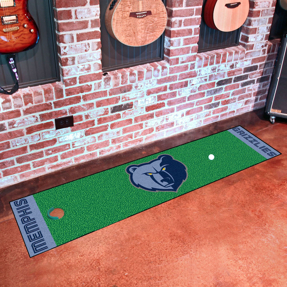 Memphis Grizzlies Putting Green Mat 18 x 72