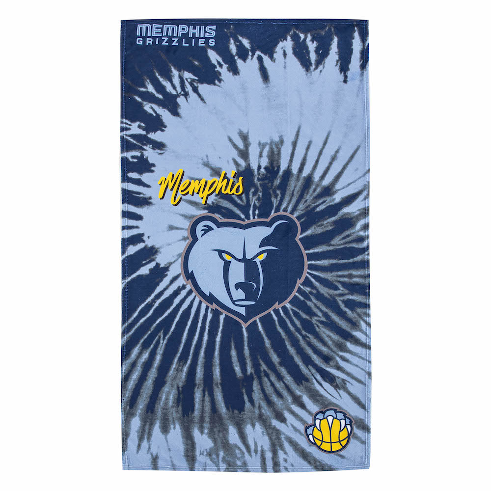 Memphis Grizzlies Pyschedelic 30x60 Beach Towel