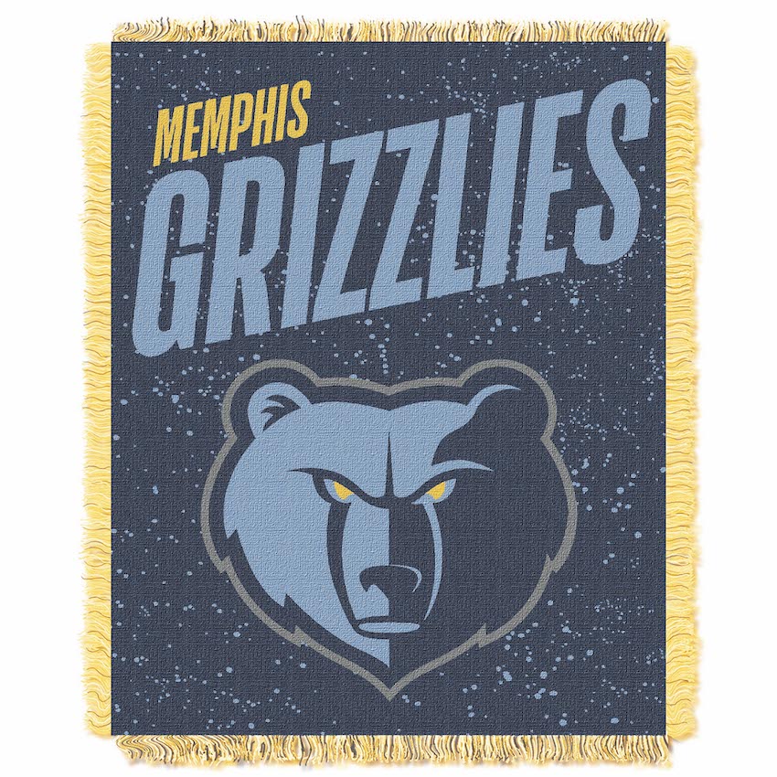 Memphis Grizzlies Double Play Tapestry Blanket 48 x 60