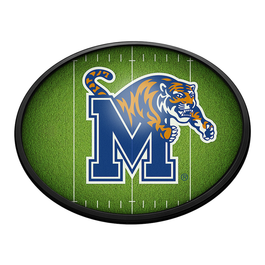 Memphis Tigers ON THE 50 Slimline LED Wall Sign ~ OVAL