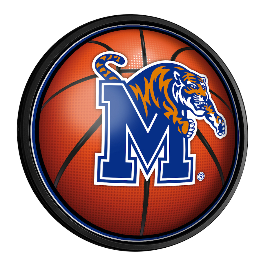 Memphis Tigers Slimline LED Wall Sign ~ BASKETBALL