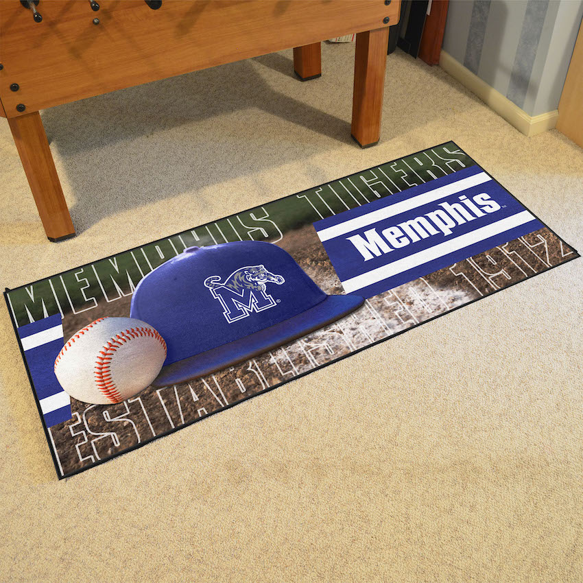 Memphis Tigers 30 x 72 Baseball Carpet Runner