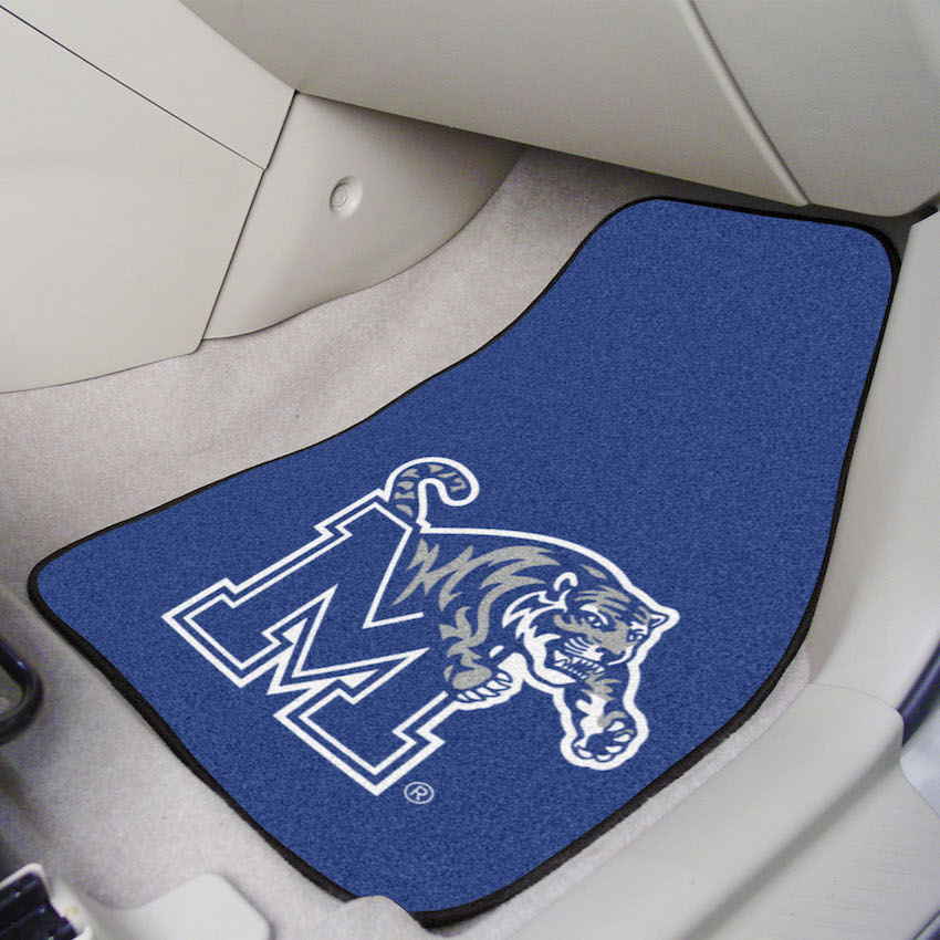 Memphis Tigers Car Floor Mats 18 x 27 Carpeted-Pair