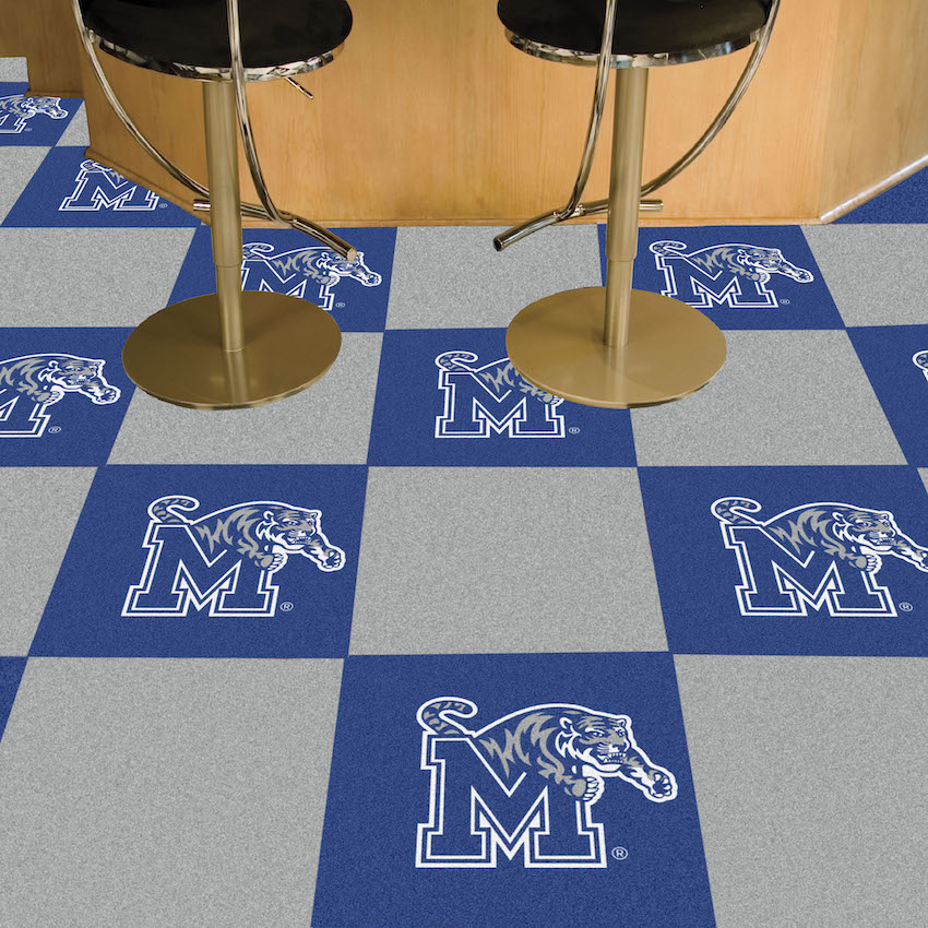 Memphis Tigers Carpet Tiles 18x18 in.