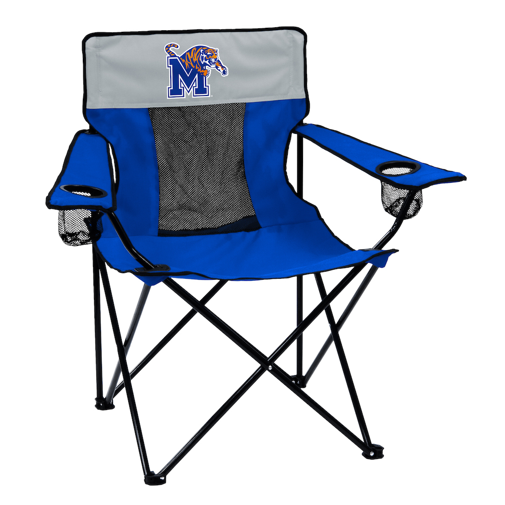 Memphis Tigers ELITE logo folding camp style chair