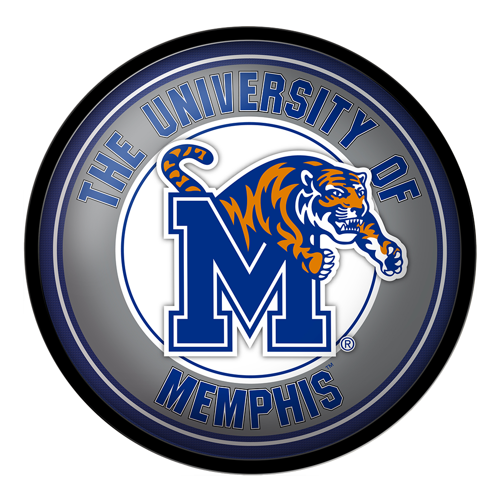 Memphis Tigers Modern Disc Wall Sign