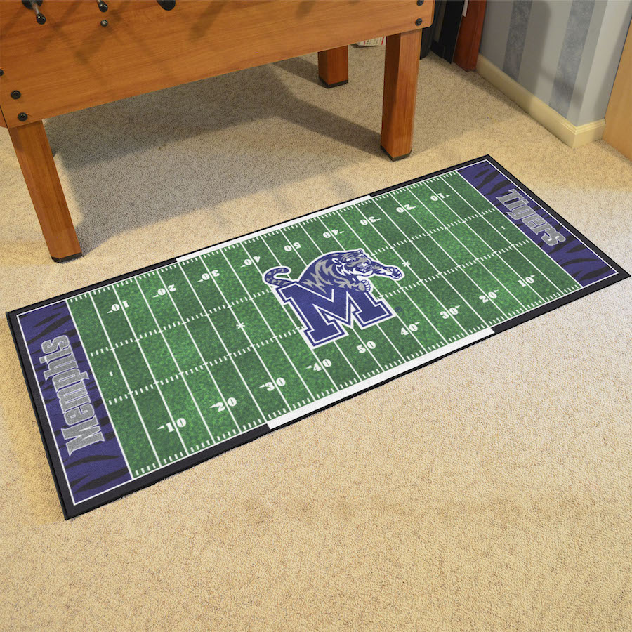 Memphis Tigers 30 x 72 Football Field Carpet Runner