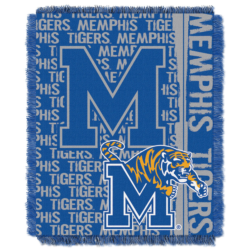 Memphis Tigers Double Play Tapestry Blanket 48 x 60