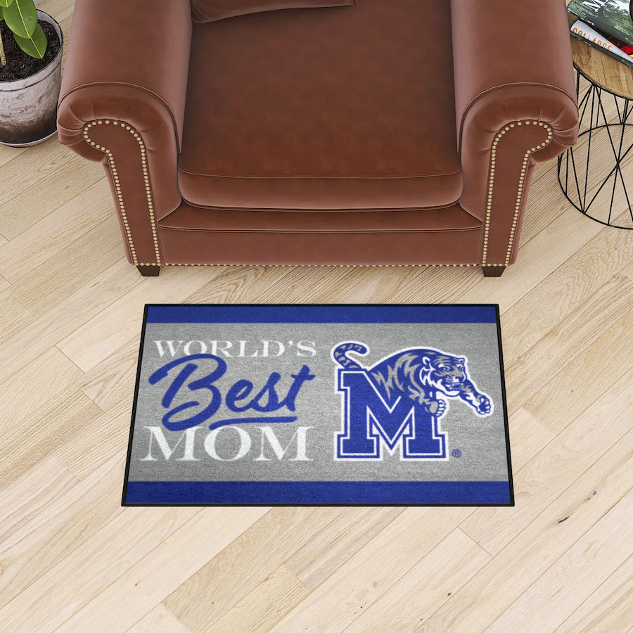 Memphis Tigers 20 x 30 WORLDS BEST MOM Floor Mat