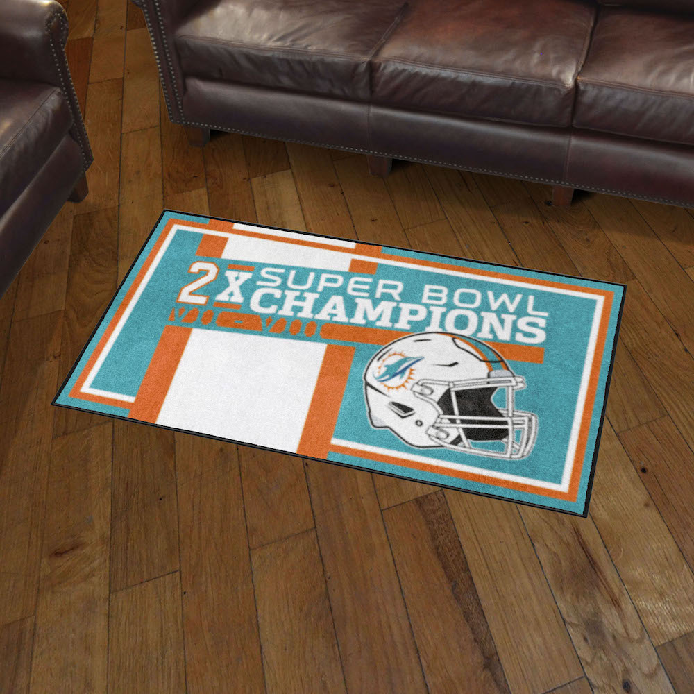 Miami Dolphins Rug