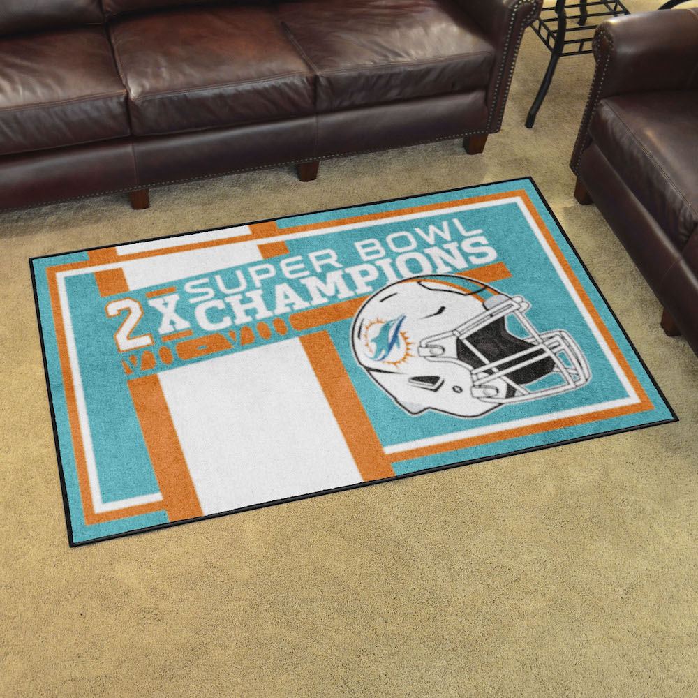 Miami Dolphins Rug