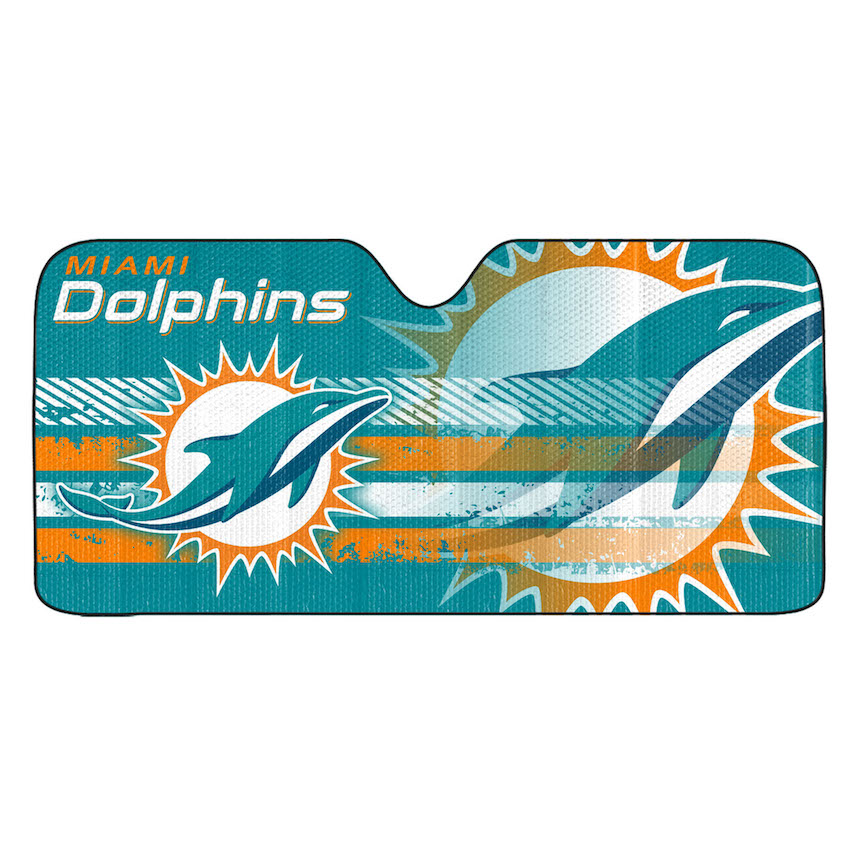 Miami Dolphins AutoShade Folding Windshield Cover