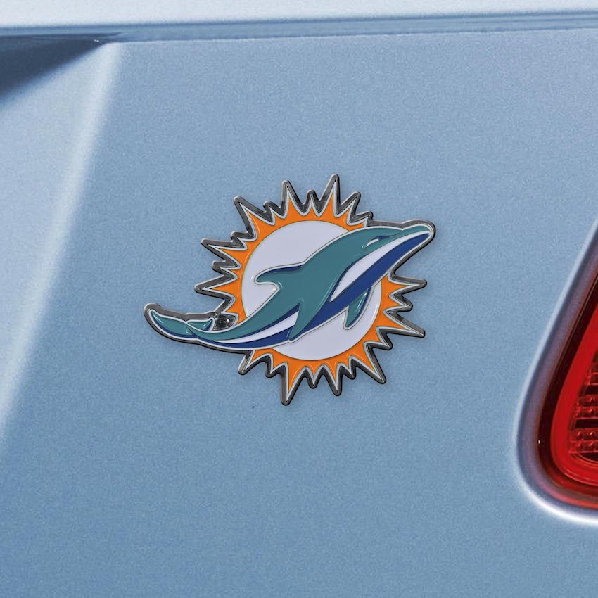 Miami Dolphins Chrome Emblem