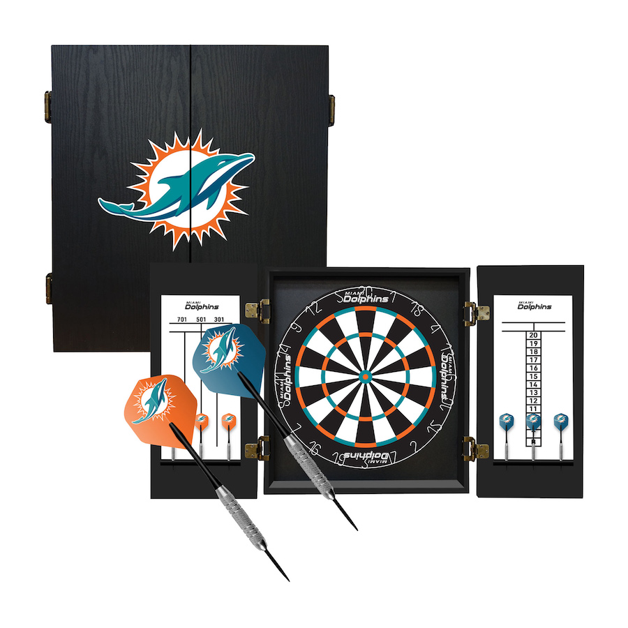 Miami Dolphins Dart Cabinet