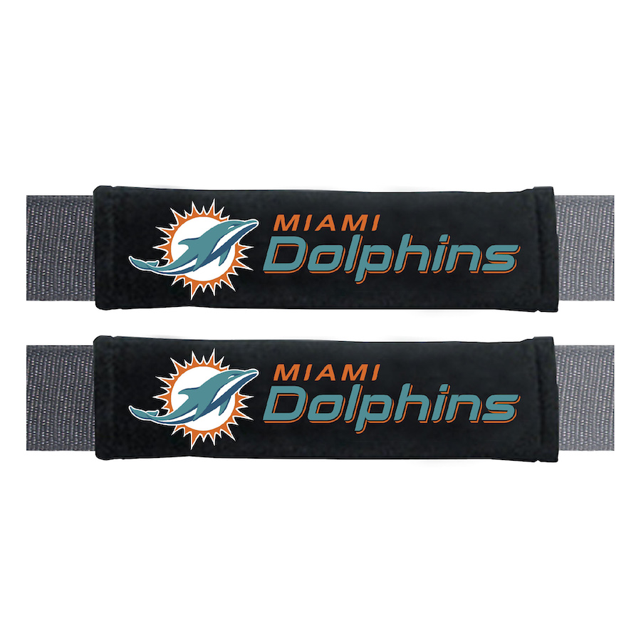 Miami Dolphins Embroidered Seatbelt Pad (set of 2)