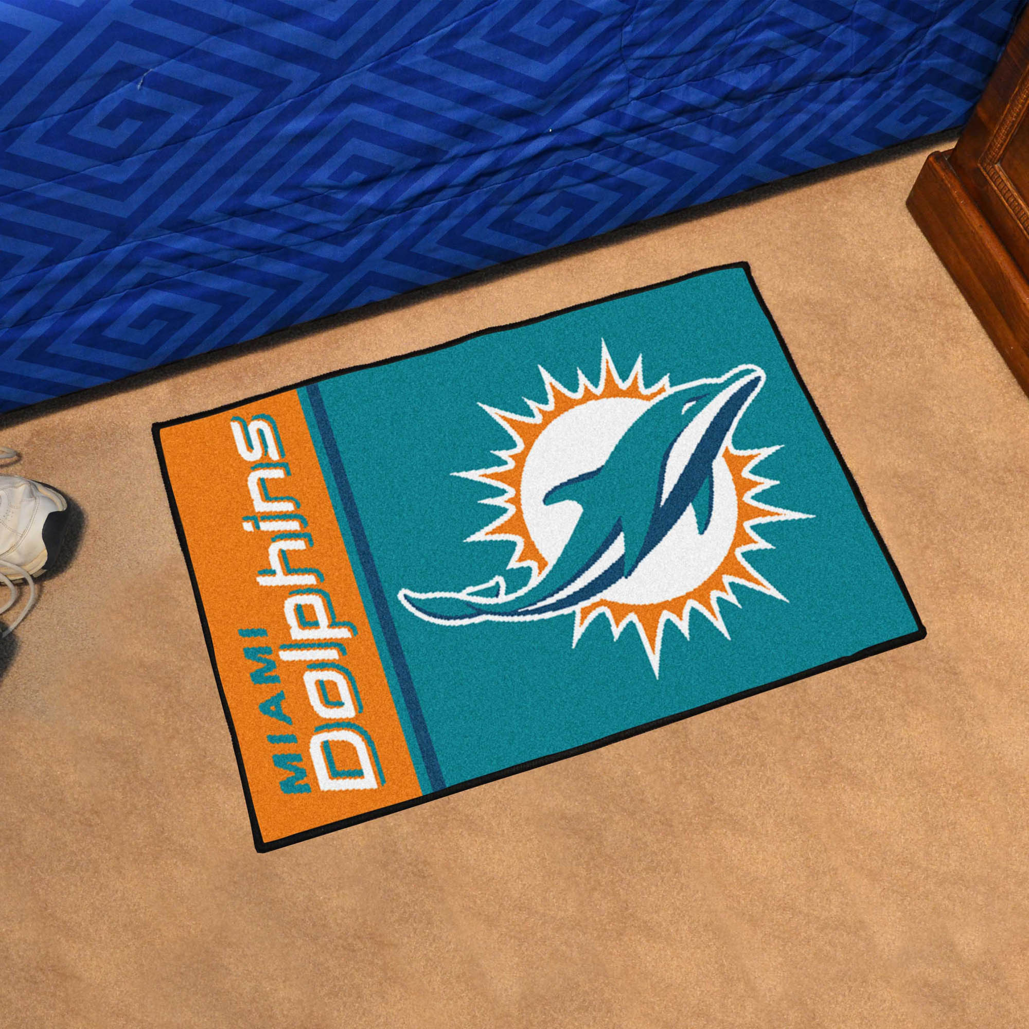 Miami Dolphins UNIFORM Themed Floor Mat