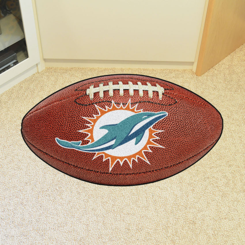 Miami Dolphins 22 x 35 Football Mat