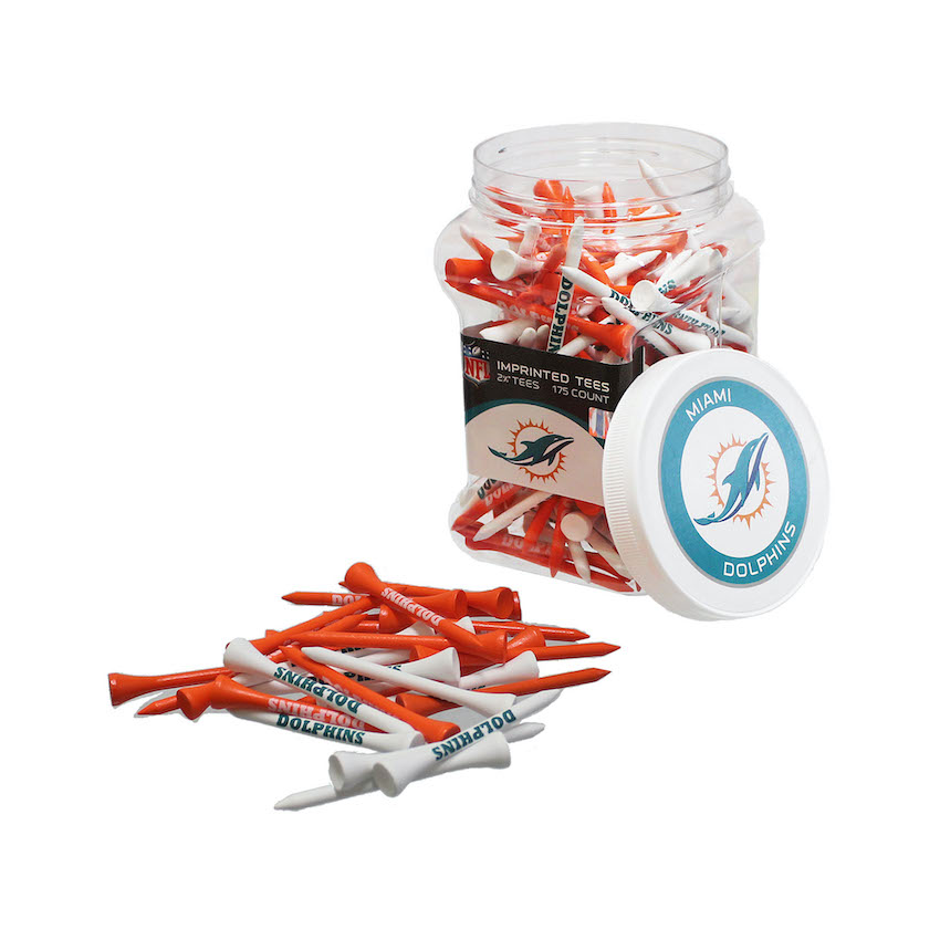 Miami Dolphins 175 imprinted Tee Jar