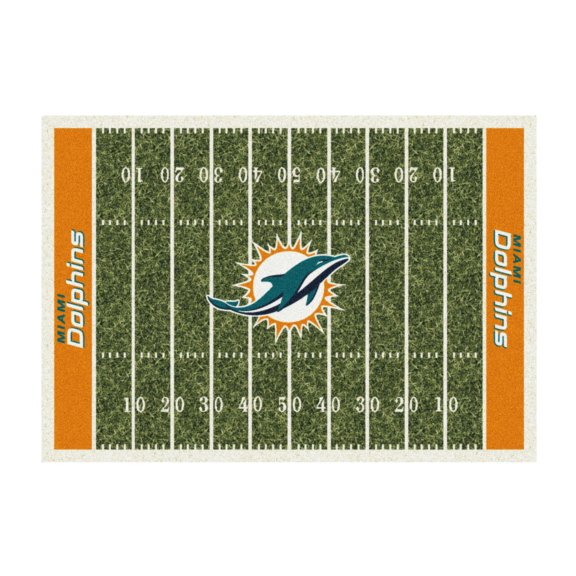 Miami Dolphins 6 X 8 HOMEFIELD Rug