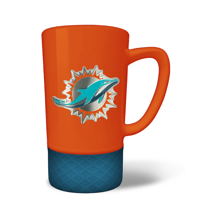 Miami Dolphins 15 oz Team Colored JUMP Mug