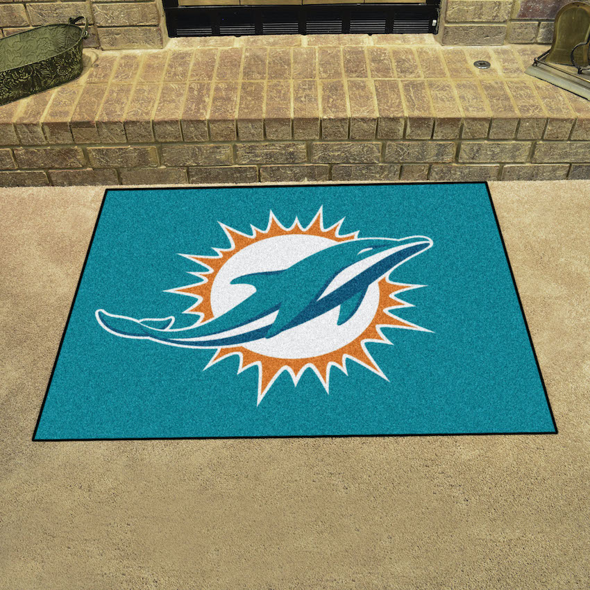 Miami Dolphins 34 x 45 ALL STAR Floor Mat - Throwback Helmet - Buy at KHC  Sports