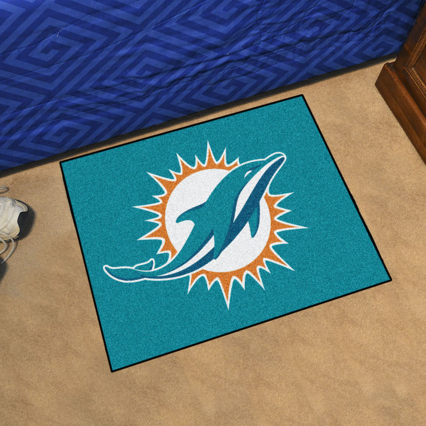 Miami Dolphins 20 x 30 STARTER Floor Mat - Logo