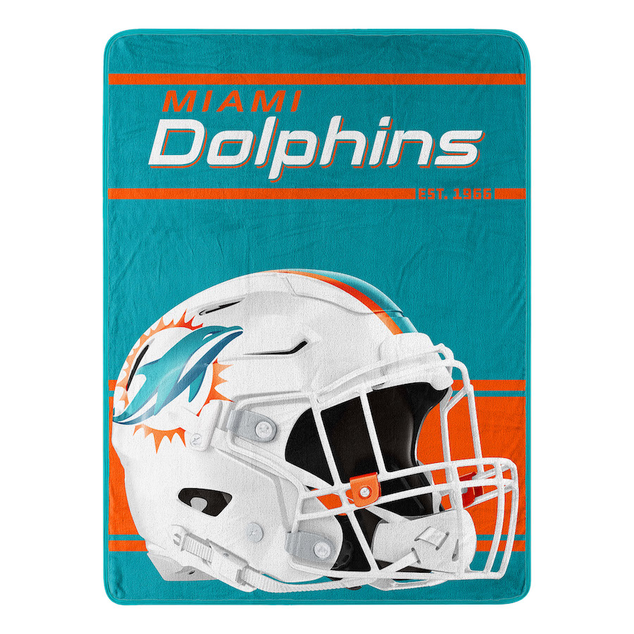 Miami Dolphins Micro 50 x 60 Team Blanket